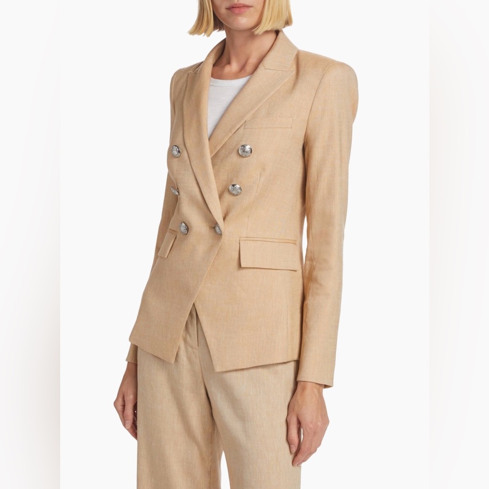 Veronica Beard Miller Linen Blazer - Picture 5 of 11